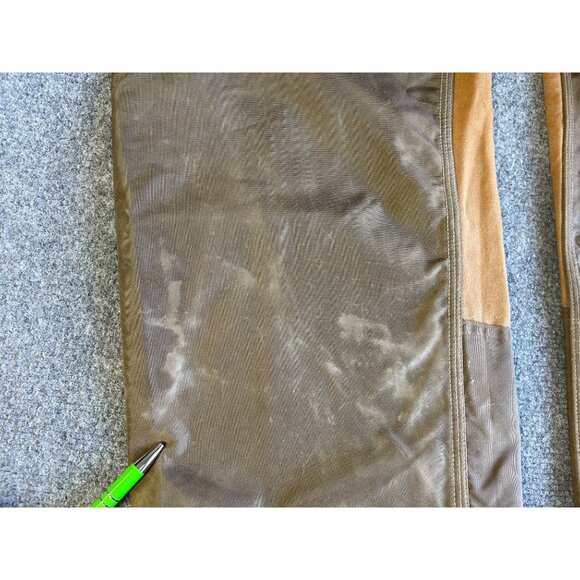 Carhartt Mens Double Front Dungaree WU146 Work Pants 42x30 Brown & Tan - Picture 11 of 12